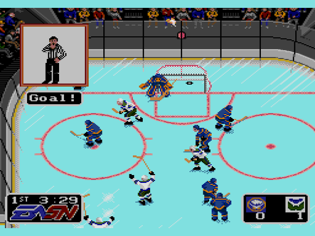 Ea hockey sega управление