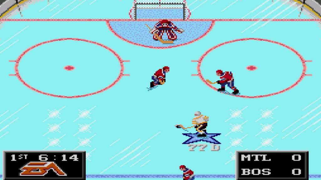 Ea hockey sega управление